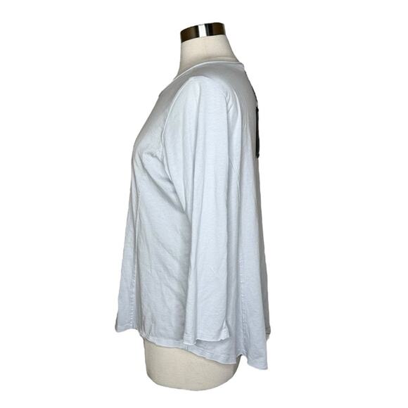 Comfy USA Gray 3/4 Sleeve T-Shirt Women’s Size Small New Minimalist - Picture 3 of 10